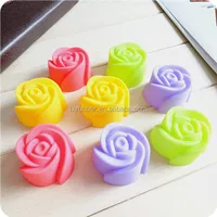 

3cm Five leaves small rose round silicone baking mould