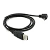 high speed bulk 10cm to 10 meter universal line power charge black new usb male to 90 degree up down angle micro data usb cable