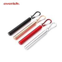 

Everich Custom Logo Stainless Steel Telescopic Meat Drinking Straw With Container BPA Free