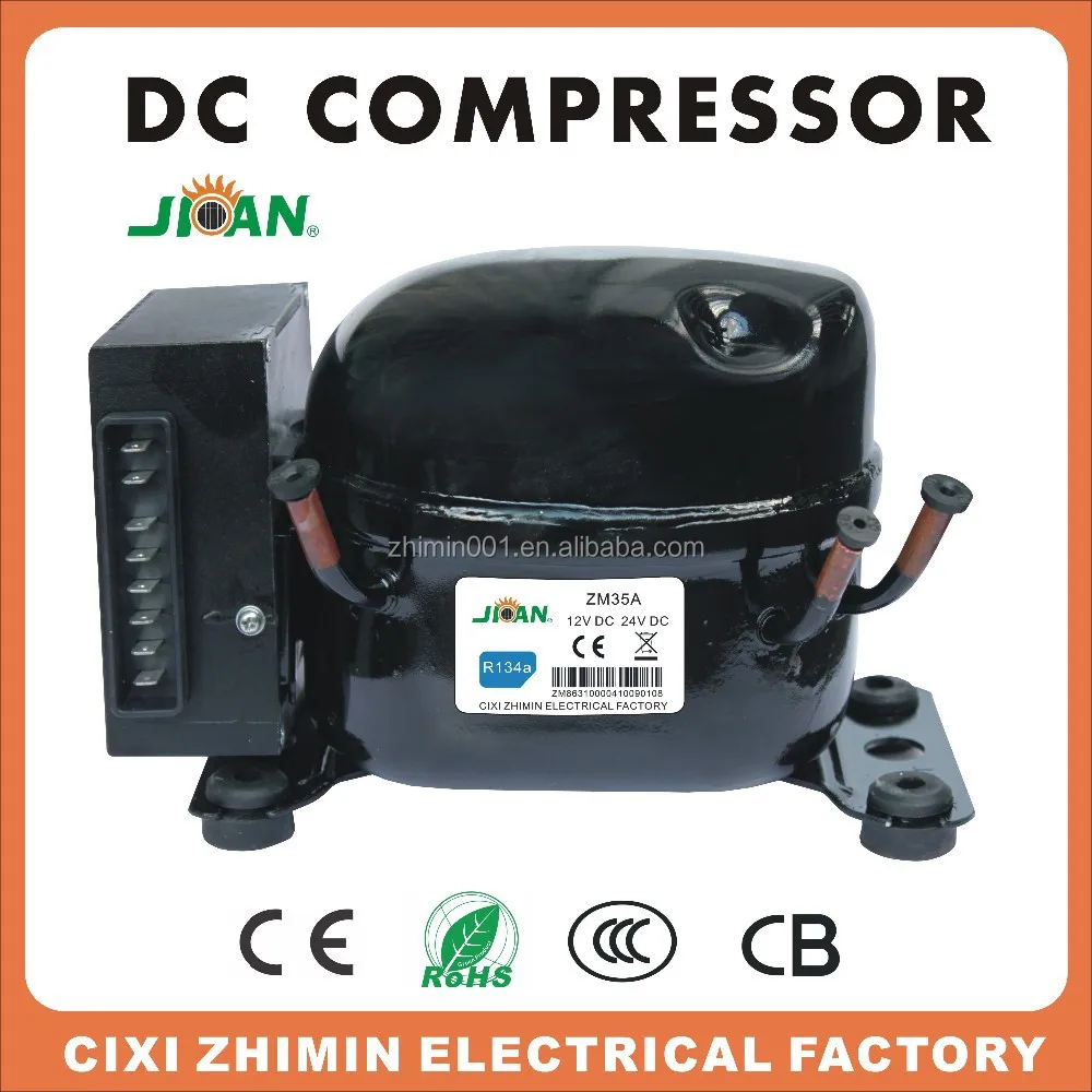 
ZM35DC refrigerant R134a 12V 24V dc compressor for home car refrigerator freezer fridge for sale 
