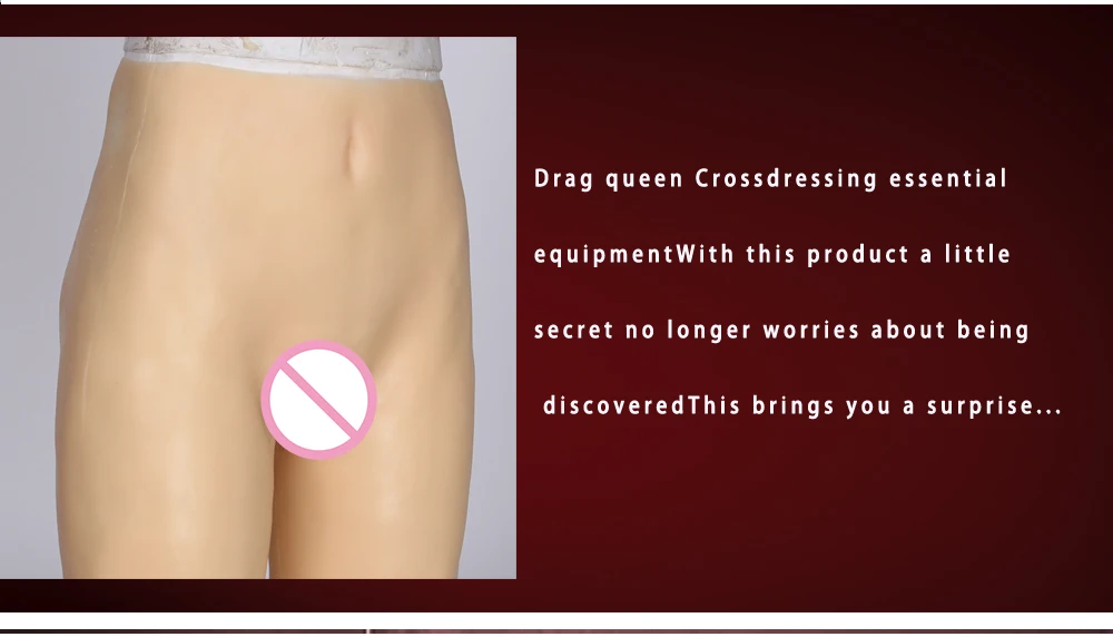 Fake Pussy Underwear For Crossdresser Transsexuals Drag Queen Shemale Sexy Girls Pussy Virginity Vagina