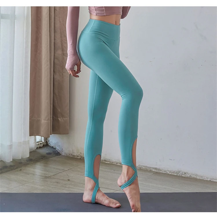 

Women Sexy Breathable Leggings Elastic Slim Stirrup Foot Leggings Yoga Pants Plus Size High Waist Pants, Customized colors