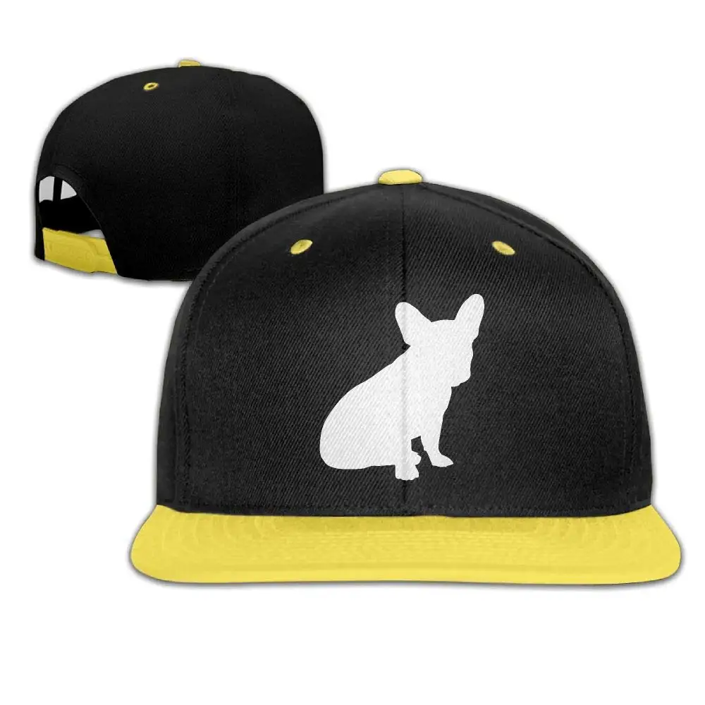 Youth Boys/&Girls French Bulldog Silhouette-1 Baseball Cap Snapback Adjustable Cap