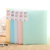 Multi Colors A4 10 20 30 40 60 80 100 pockets paper file document holder Clear display book