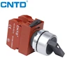 CNTD Hot selling Stay put Type 22mm 2 position Push Button Rotary Switch (C2SNL-F2)