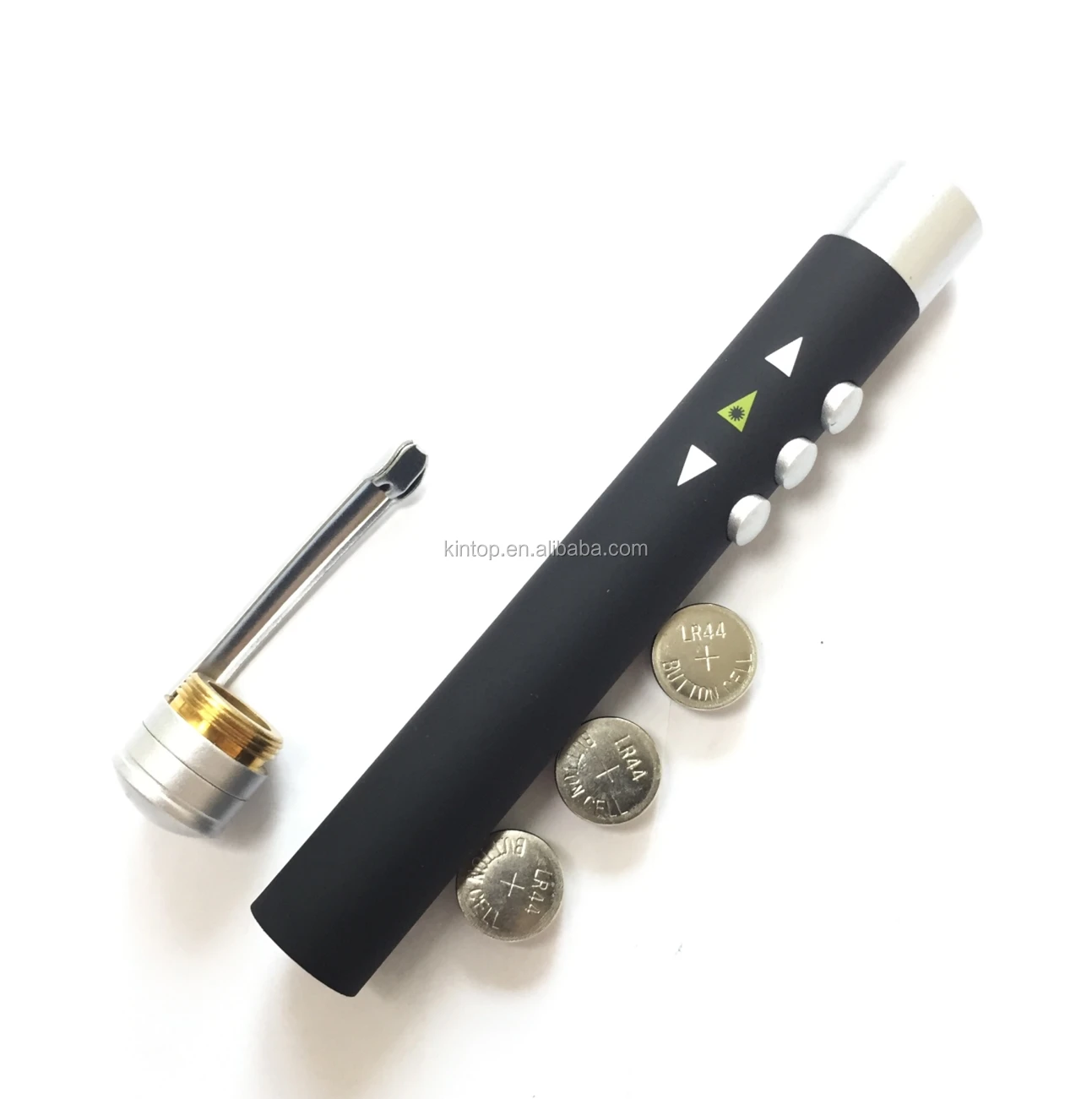 
Dongguan kintop Wholesale laser pointer remote control 1mw/5mw with red laser Brass material for ppt remote 