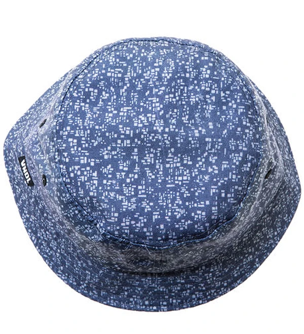 棉红色定制刺绣儿童桶帽