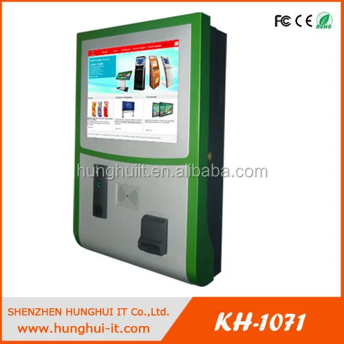 High Quality Wall Mounted Internet Kiosk / Ticket Printer Touch Screen Kiosk / Wall Mount Information KIosk High Quality Wall Mounted Internet Kiosk / Ticket Printer Touch Screen Kiosk / Wall Mount Information KIosk