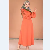 

Newest Stylish Elegant Muslim Women's Middle East Turkish Kaftan Muslim dress