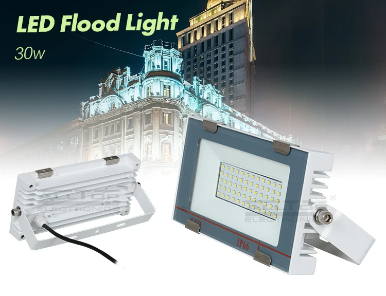 High quality outdoor waterproof ip65 3000 lumen 30 watt led floodlight