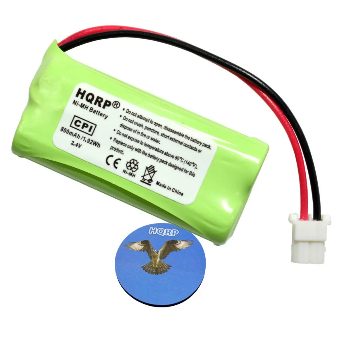 HQRP 3-Pack Battery for AT/&T//Lucent 80-5848-00-00 8058480000 27910 00102 SB67108 TL74258 TL74308 TL74358 TL74408 TL74458 TL77008 TL72108 E5910 E5643 E5643B E5644B E5654B Cordless Phone Coaster