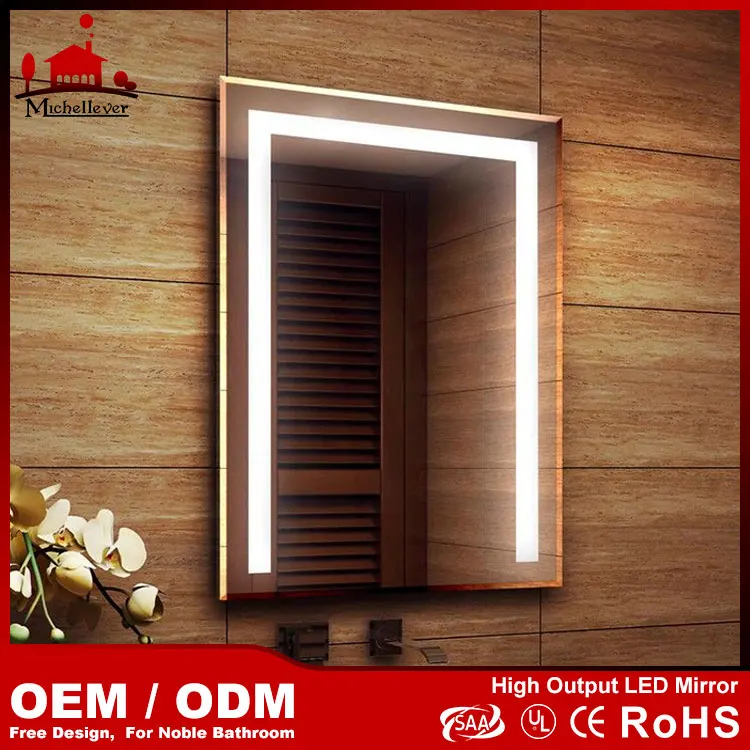 
UL ETL CE ROHS Certificate high end customized decorative led mirror with touch screen/wifi 