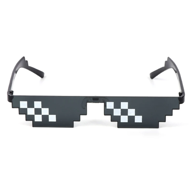 

Dropshipping Fashion Black Mosaic Sunglasses, Thug Life Shade Glasses, Picture colors