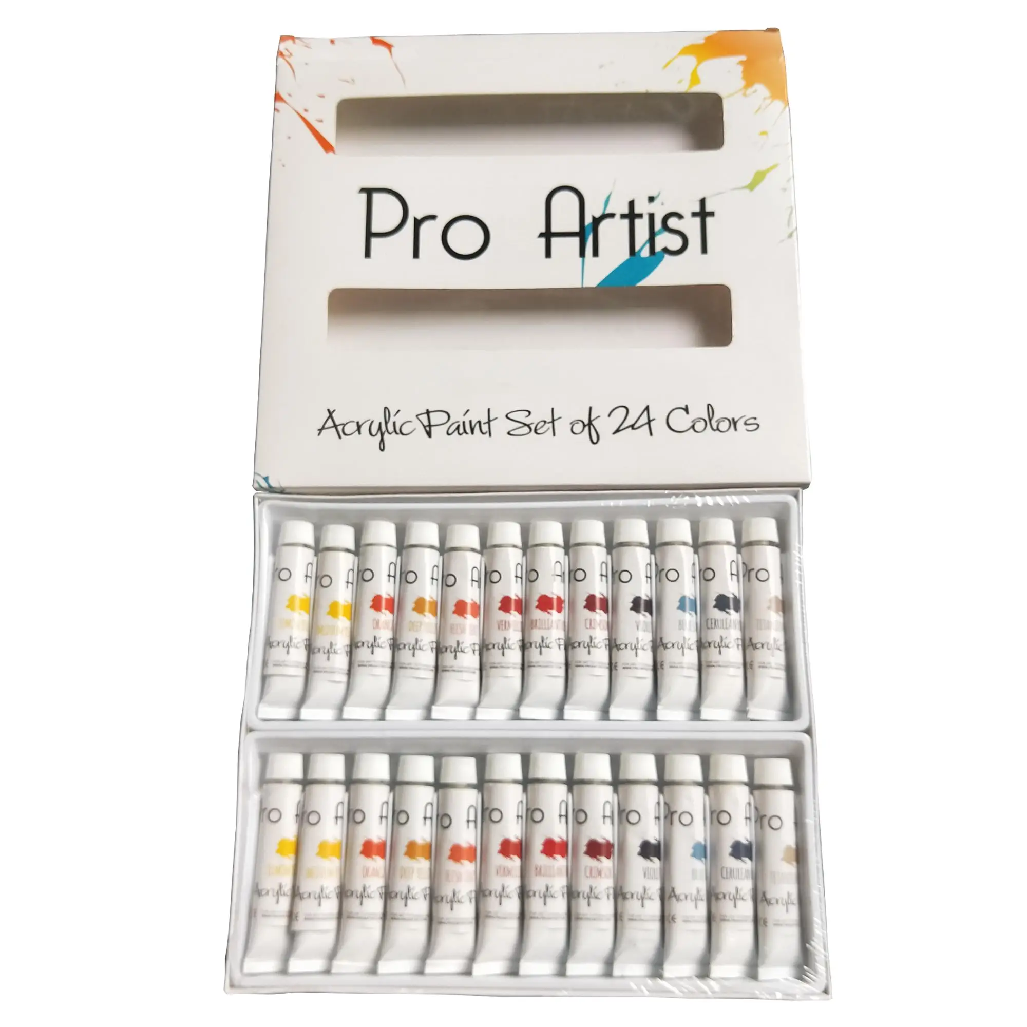 Online Selling 24 Colours Fine Art Premium Acrylic Paint Set For