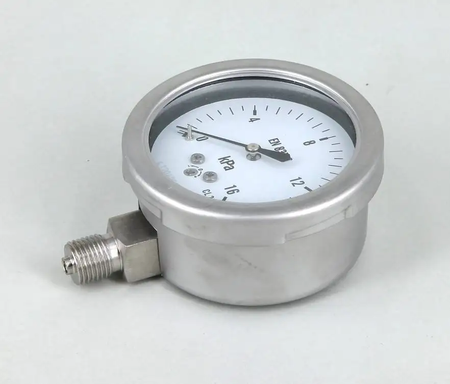 Membrane pressure gauge with high quality