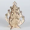 lasercut leather wood tree cutout Xmas tree