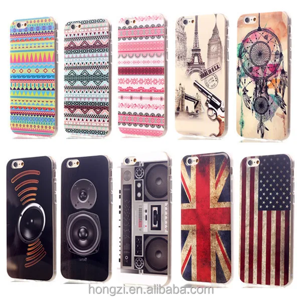 

New 4.7 Inch for iphone 6 Case Ultra-thin Flag/stereo cabinet shape phone Cases Cover non-mainstream PC Cartoon Case