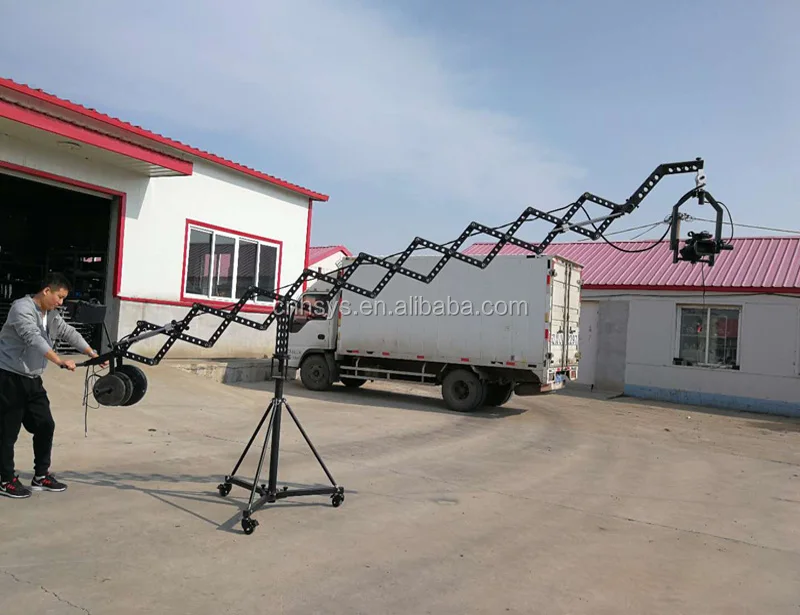Telescopic Camera Jib Crane From 2.5m To 5.5m Buy Camera Jib Crane,Telescopic Camera Jib Crane