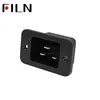 1Pcs High Quality 3 Pin Male Safe Power Socket Copper Inlet Connector Plug 16A 250V AC IEC320 Socket Computer Apparatus