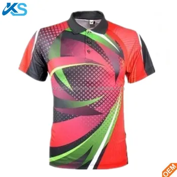 China Wholesale Sublimation Printed Dry Fit Polyester Table Tennis ...