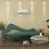 Unique Slab Pattern Antique Surface Finishing plant fiber 3d wall panel for operating rooms