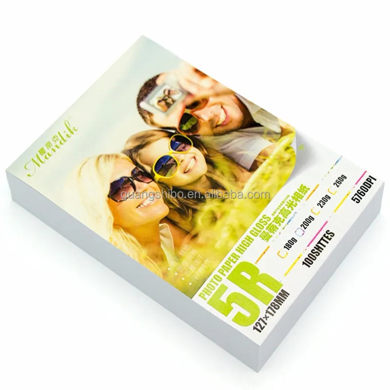 high glossy inkjet photo paper luster