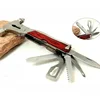 Survival Multifunctional Axe with Saw Knife Steel Blade Multi Tool Claw Hammer With Wood Handle