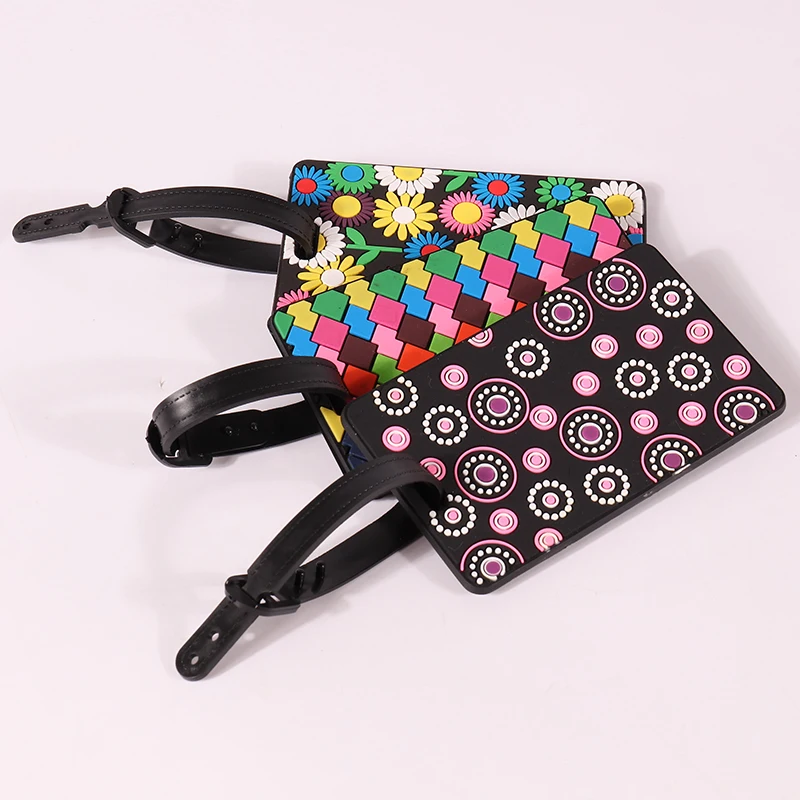 full color printed luggage tag