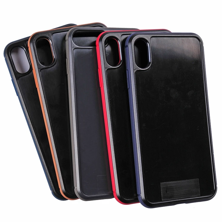 

Custom Blank Inlay Tpu Pc Groove Phone Case For Iphone X Xs Max Xr, Black,brown,pink,green,red,white,blue
