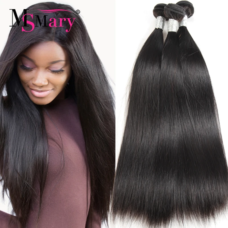 

Ms Mary Drop Shipping No Tangle No Shed Dyeable 8A 100% Virgin Mink Brazilian Human Hair