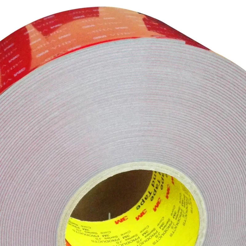 Competitive Price double sied 1.1mm thickness 3m vhb acrylic foam tape 5611GF with Red PE Film