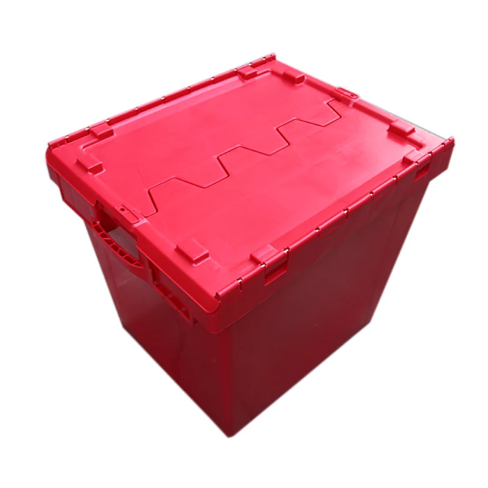 Red Plastic Module Container Join Rode Nestbare Plastic Logistieke Container Grote Buitenopslag ...