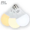 3 color 110 volt led light bulbs A60 C37,cheap replacement led upgrade grow bulb oem
