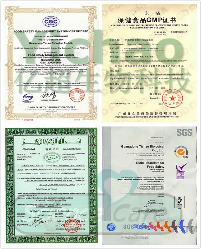 certificate-ISO22000-HACCP-GMP-HALAL-BRC-FDA