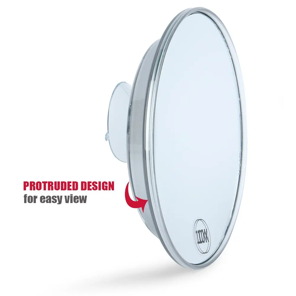 Magnifying Mirror Suction Cup Find Get Quotations Catmicoo 10x Magnifying Mirror With 3 Large Suction Cups 6 Round Portable Cosmetic Make
