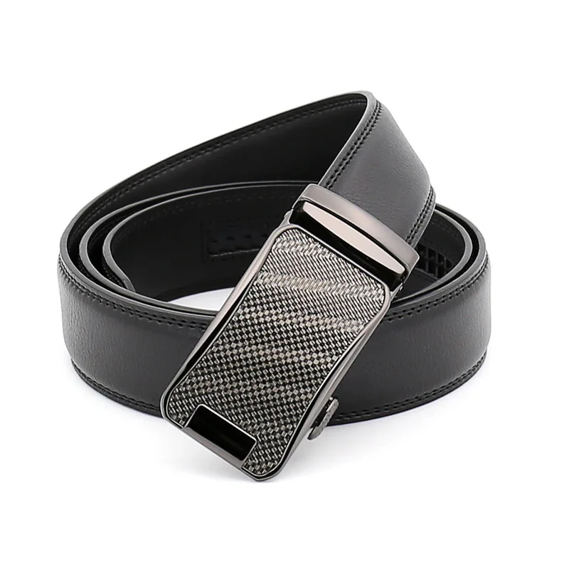 
Custom Business Top Grain Genuine Leather Automatic Men Genuine Leather Belt 