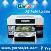Garros new models cheap price fabric textile sublimation t-shirt printer 3d a2 or a3 a4 printer