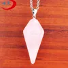 Rose Quartz Dowsing Stone Pendulums