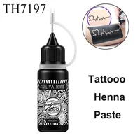 

Interesting Popular Henna Paste Juice Temporary Tattoo Ink for Body Art