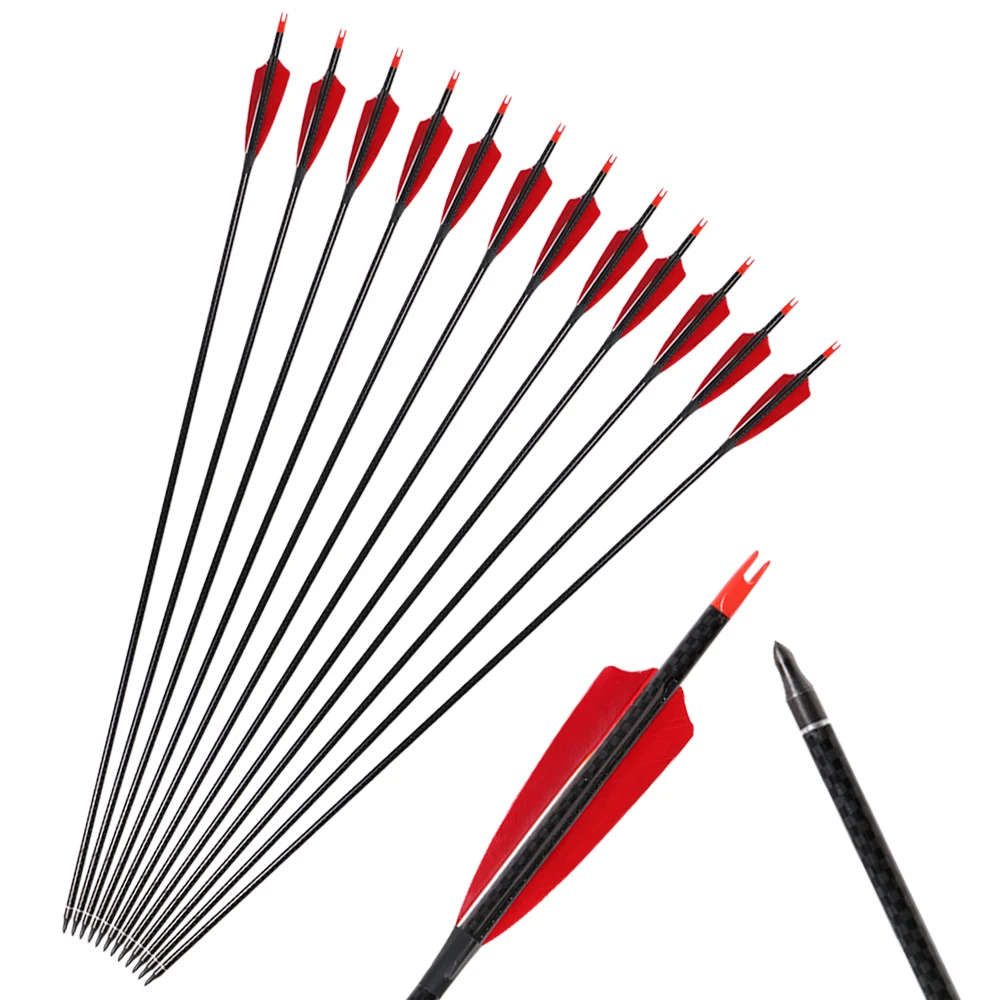Archery 3k Thermal Transfer Printing Pure Carbon Fiber Arrows 0.003 ...
