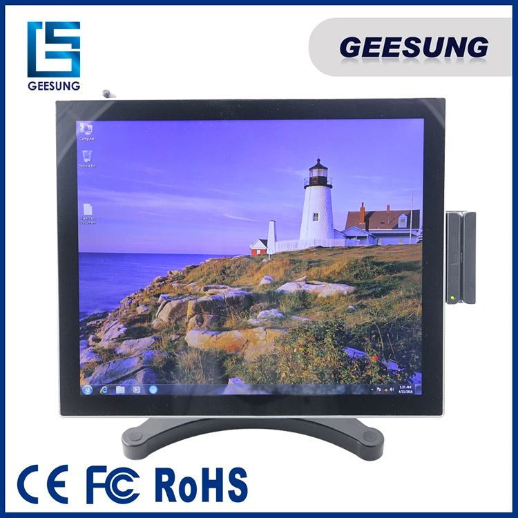 17'' Multi-touch flat-screen display POS all in one