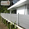 Euro systle wood and aluminum post simple fence designs
