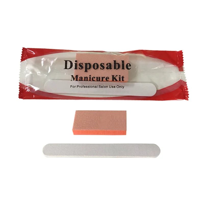 Disposable Manicure Set For Nail Salon Nail Buffer And Nail File Kit