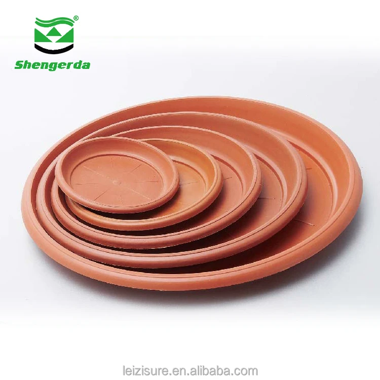 

Wholesale Large Indoor Flower Plant Pot Planter Saucers Plastic Terracotta Color Tray Plates