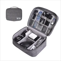 

THEE Data Cable Organizer Case Storage Bag Digital Devices USB Earphone Wire Travel