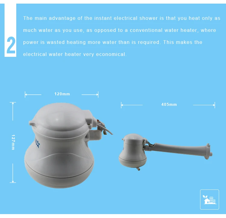 Electric Instant Hot Water Shower Heater shower water heater durable bath tub water heater