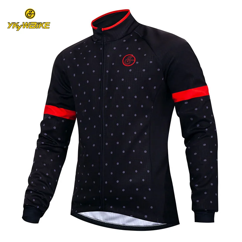 

Ykywbike China Manufacturer Men Compression Printed Bicycle Clothing Long Sleeve Cycling Jersey, Black