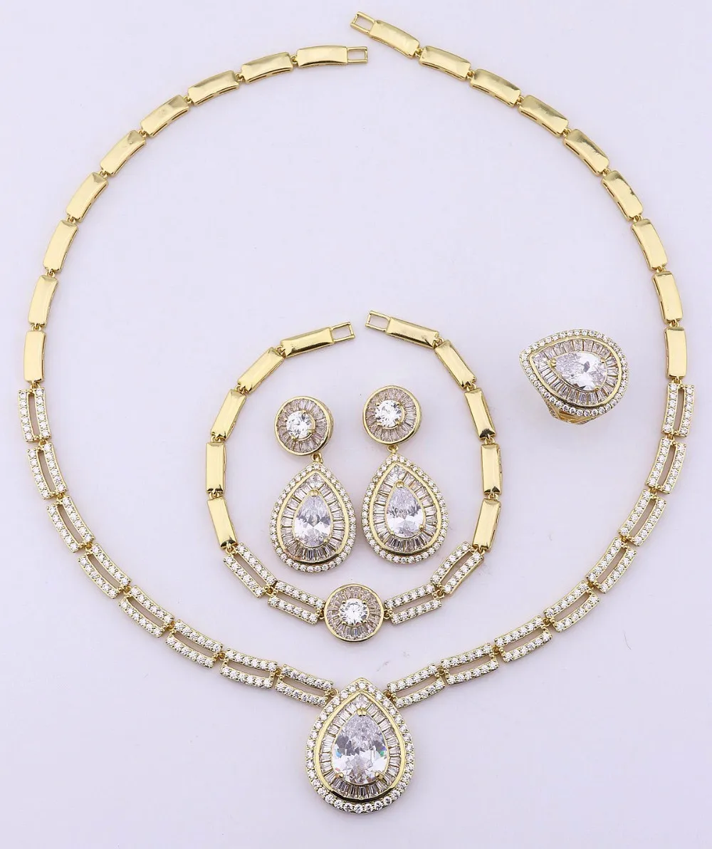 Italian Costume Costume Gold Jewelry Sets 18k African Gold Plating