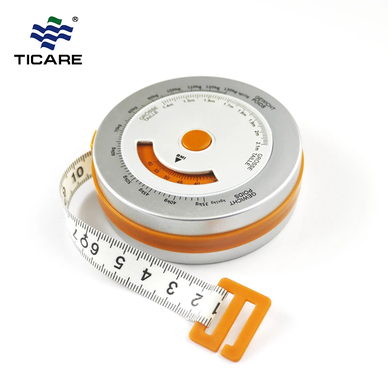 150cm Plastic Bmi Calculator Measuring Tape Bmi Tape Measure Oem