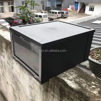 drop front shoe box black